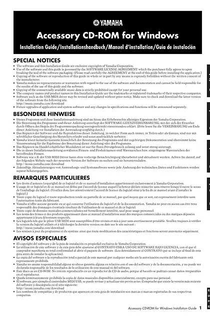 yamaha雅马哈CLP-380_370_340_330_S308PE_S306PE Installation Guide